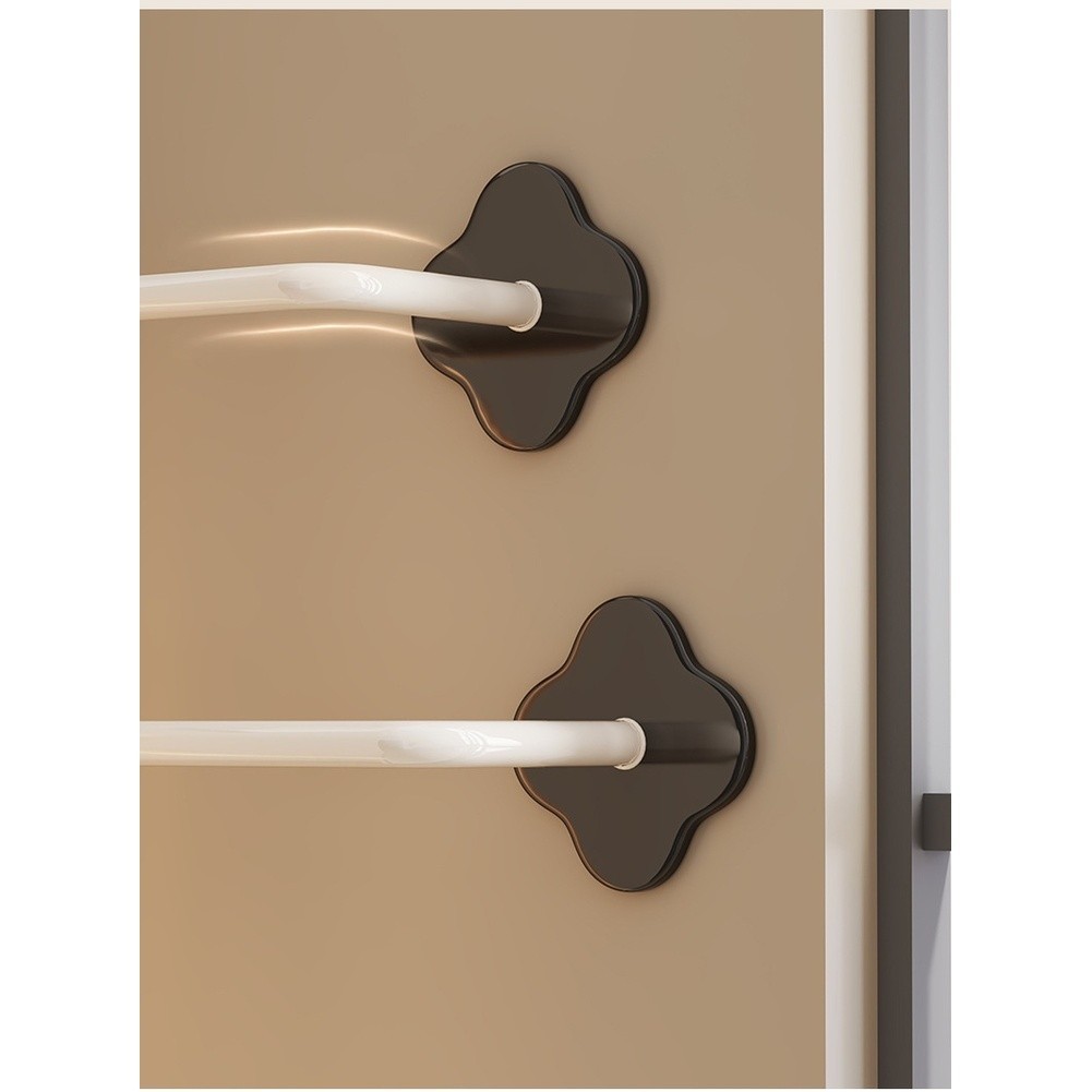 Organizer Accessory For Bathroom Use Curtain Hook Metal And Plastic Construction