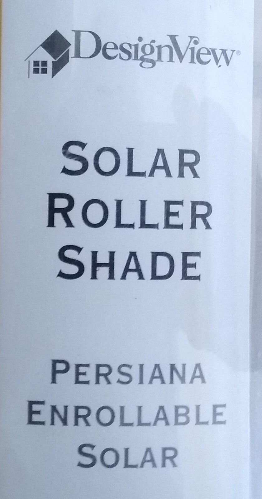 Roller Shade Solar Designview Cut to Fit Window Treatment  60″W x 72″H