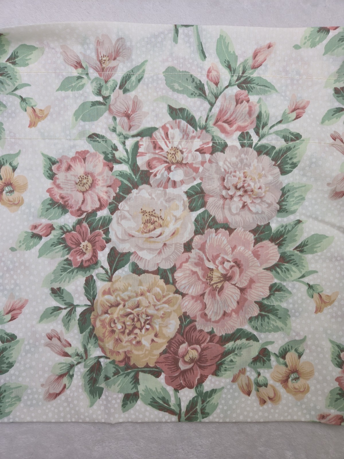 Vintage 80 90s Cottagecore Grandmillennial Floral Valances Dots Romantic Set