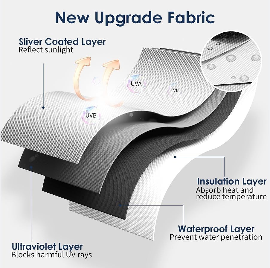 Customizable 100% Blackout Shades – Easy Adhesion & UV Protection for Bedrooms