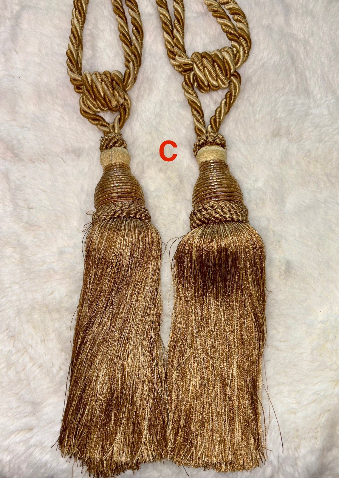 Curtain Drapery Tassel Tiebacks Different Styles & Colors NEW
