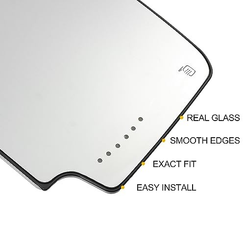 Car Passenger Side Rearview Mirror Glass Right Upper Heated Mirror Glass