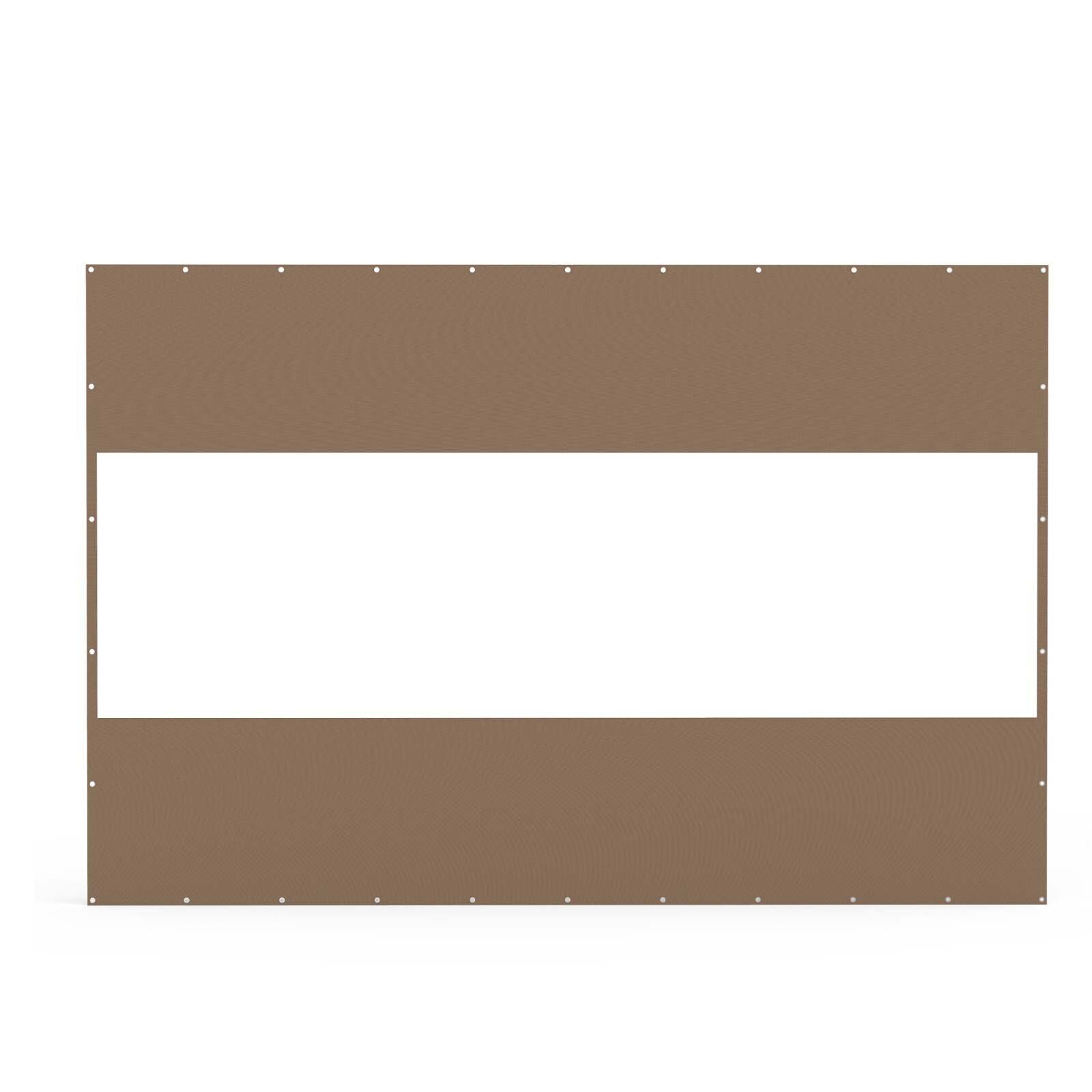 Domi 12x8FT Translucent Plastic Pravicy Curtains w/Eyelets,Elastic ropes,Brown