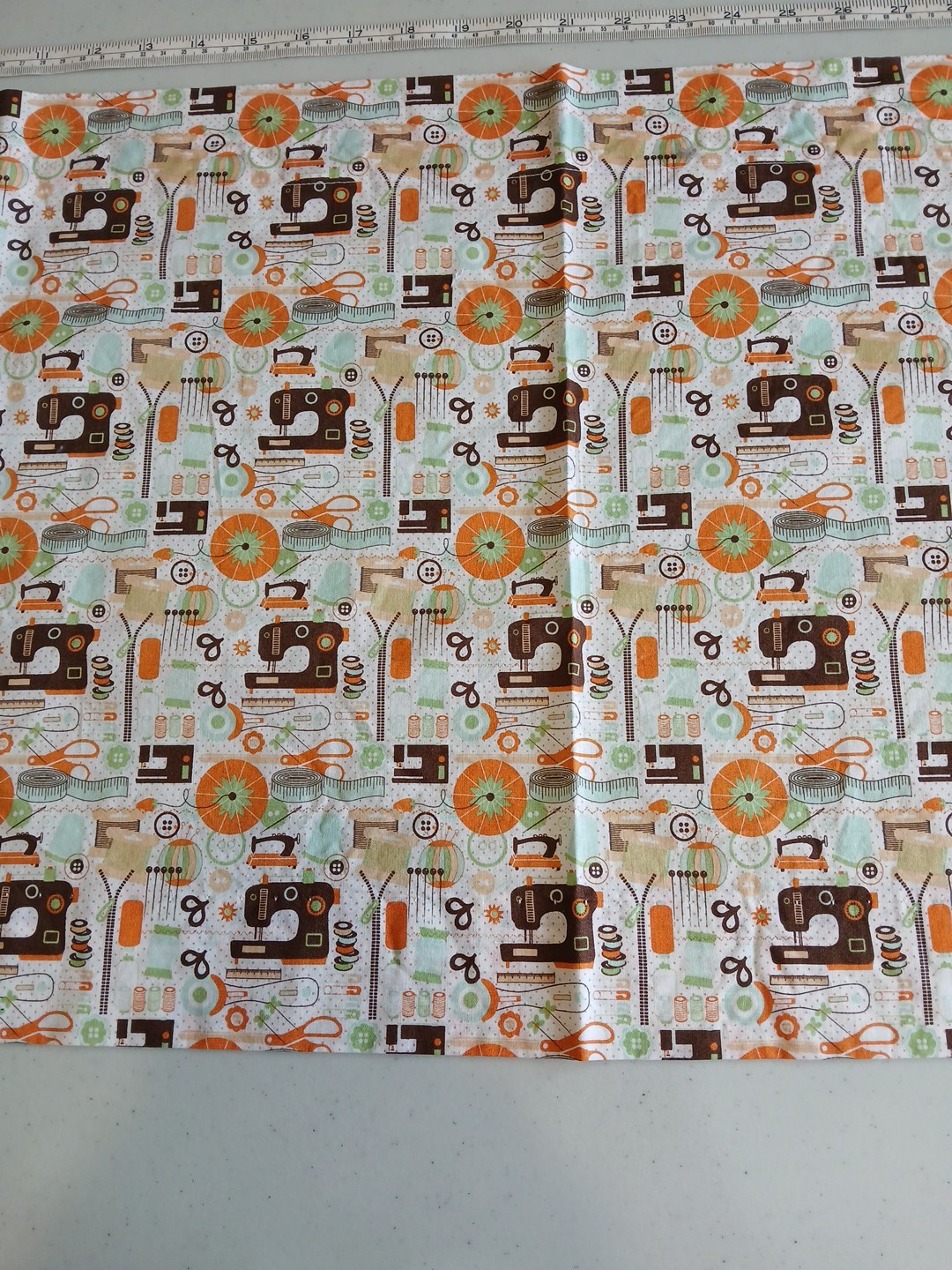 Fabric Window Valance Curtain , Sewing Machines & Notions Themed Fabric