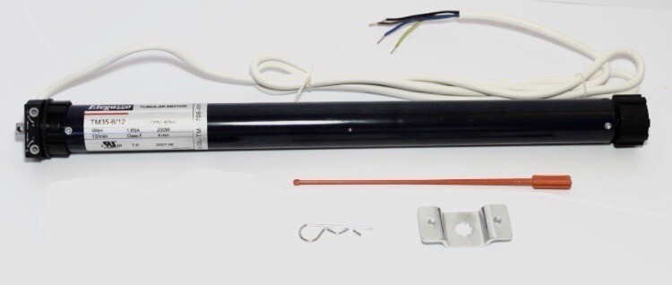 Motor for DIY Smart Blinds / Shades Tubular Electric TM35-6/12 12RPM 6Nm Torque