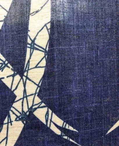 Japanese Noren Doorway Curtain Fish Indigo Blue Traditional Gift 85x150cm