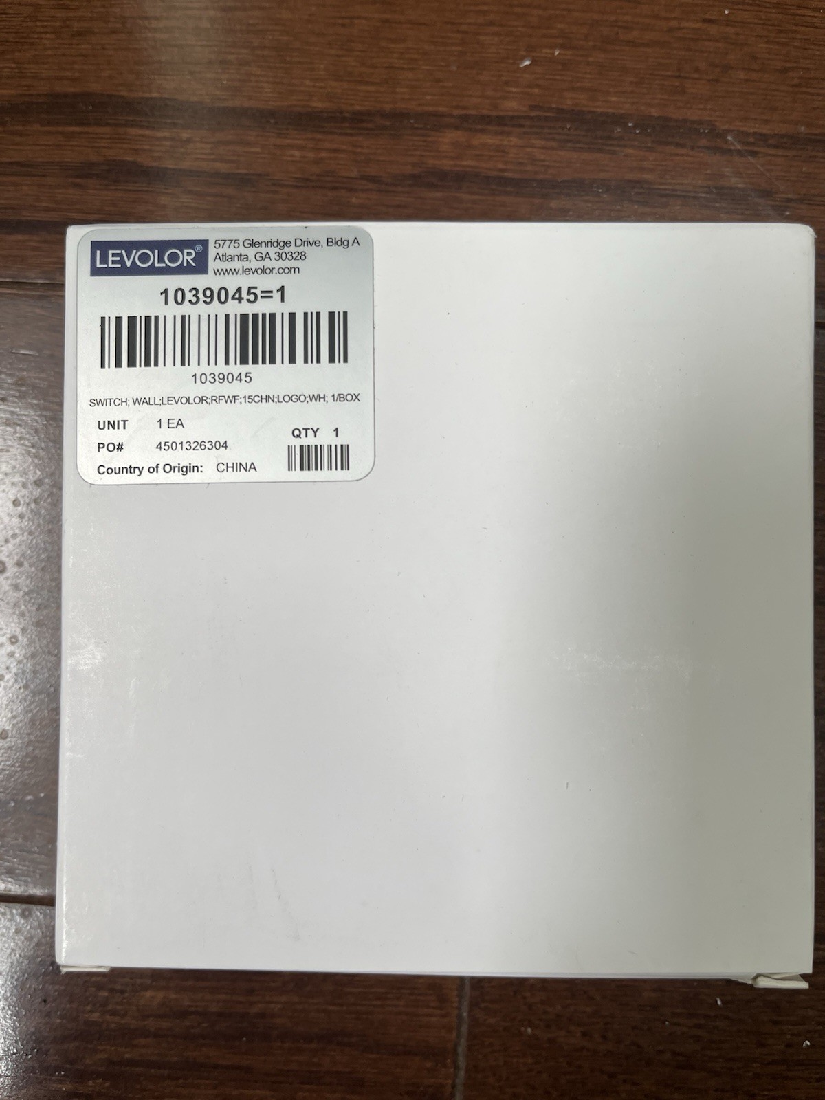 Levolor InMotion Motorized Blind/shade wall switch remote. Brand new