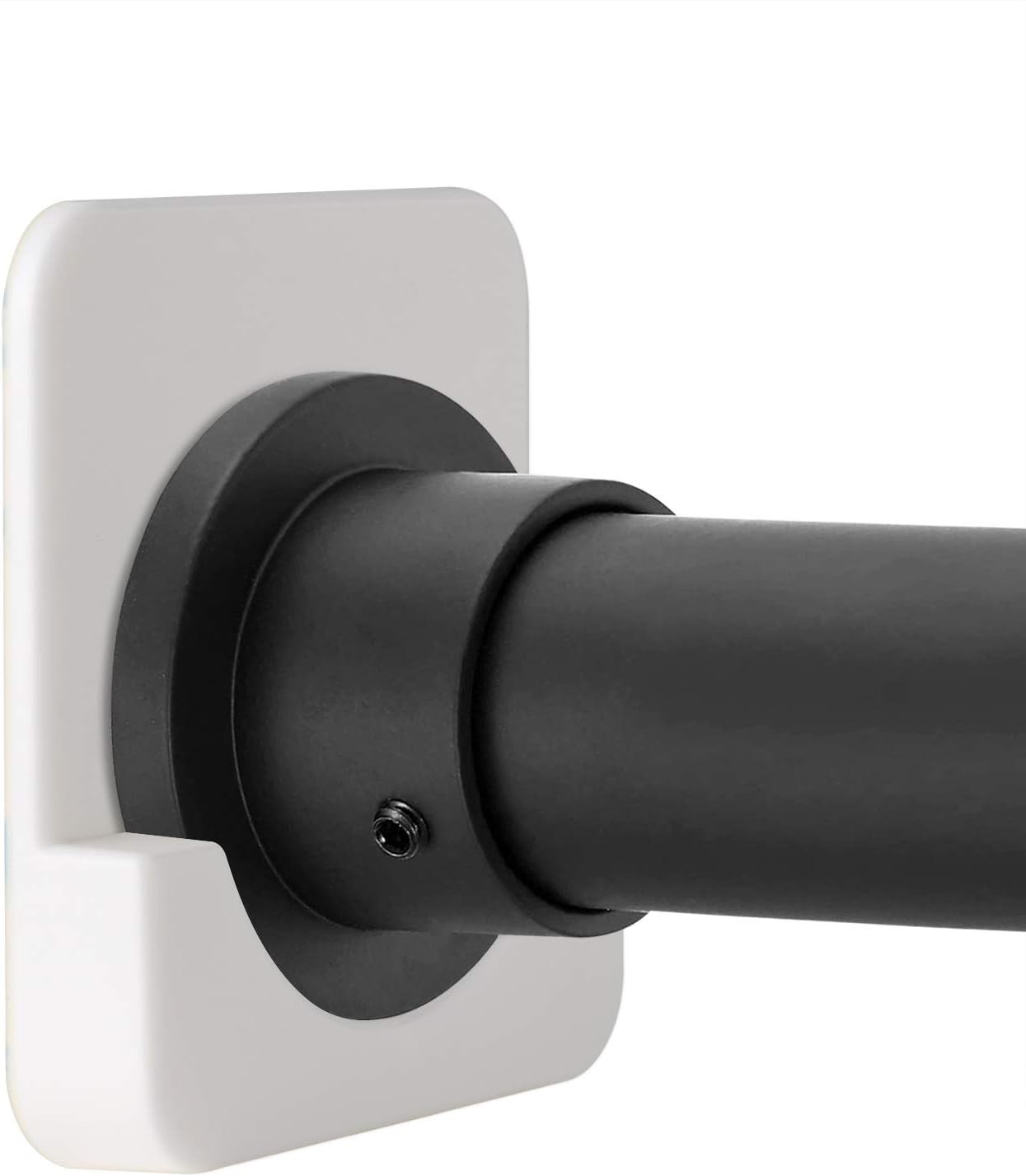 Shower Curtain Rod Holder for Wall Mount | Adhesive Shower Tension 2 Pack