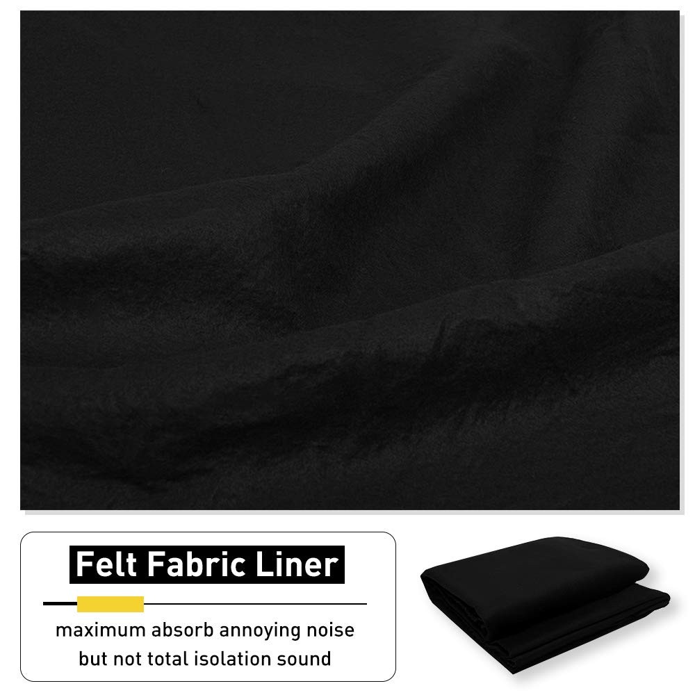 Sound Blocking White 100% Blackout Lined Curtains, 3 Thick Layers Completely …