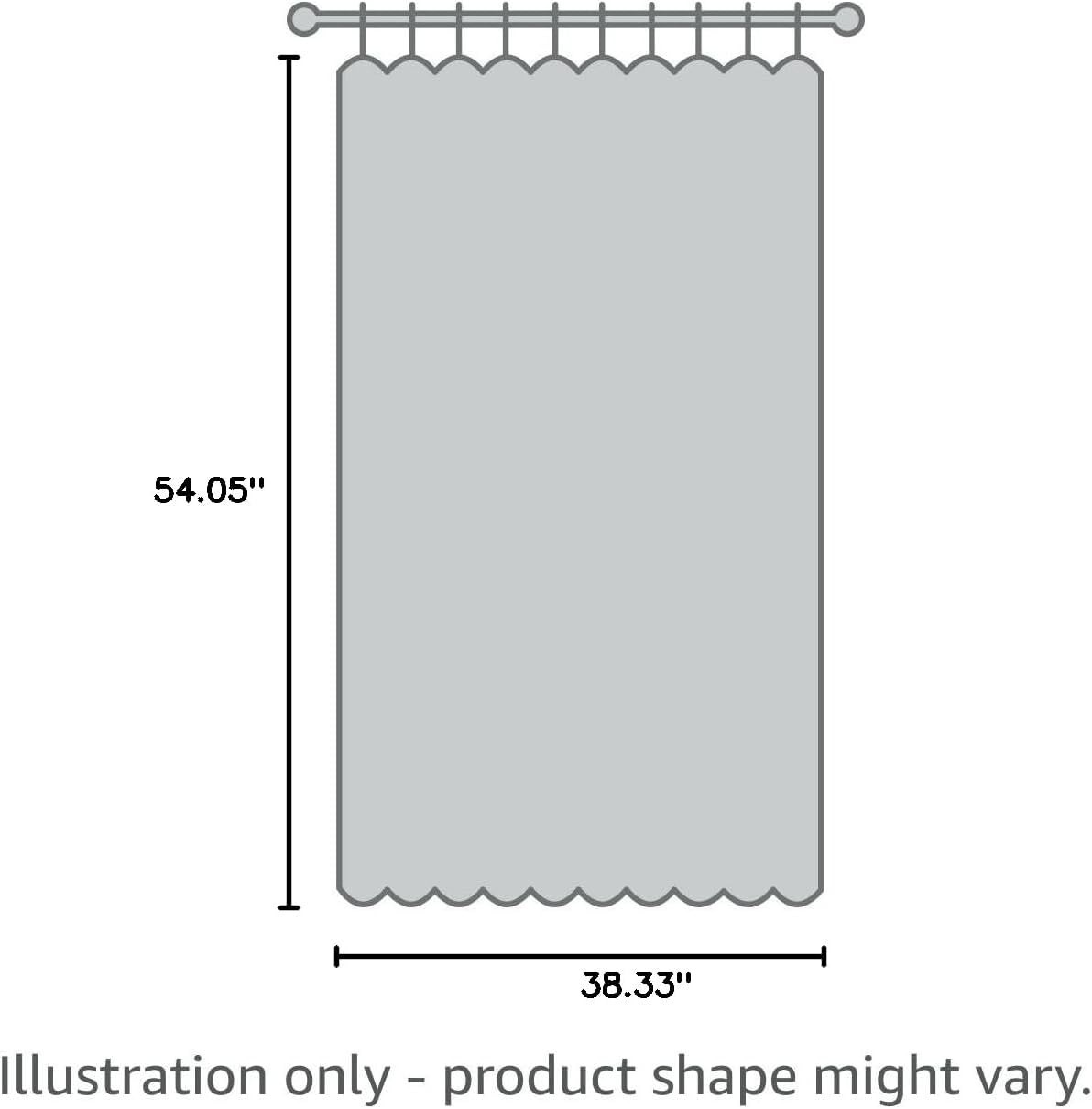 Chris Double Layer Blackout Tie Up Curtains Thermal Insulated Fully Lined Ver…