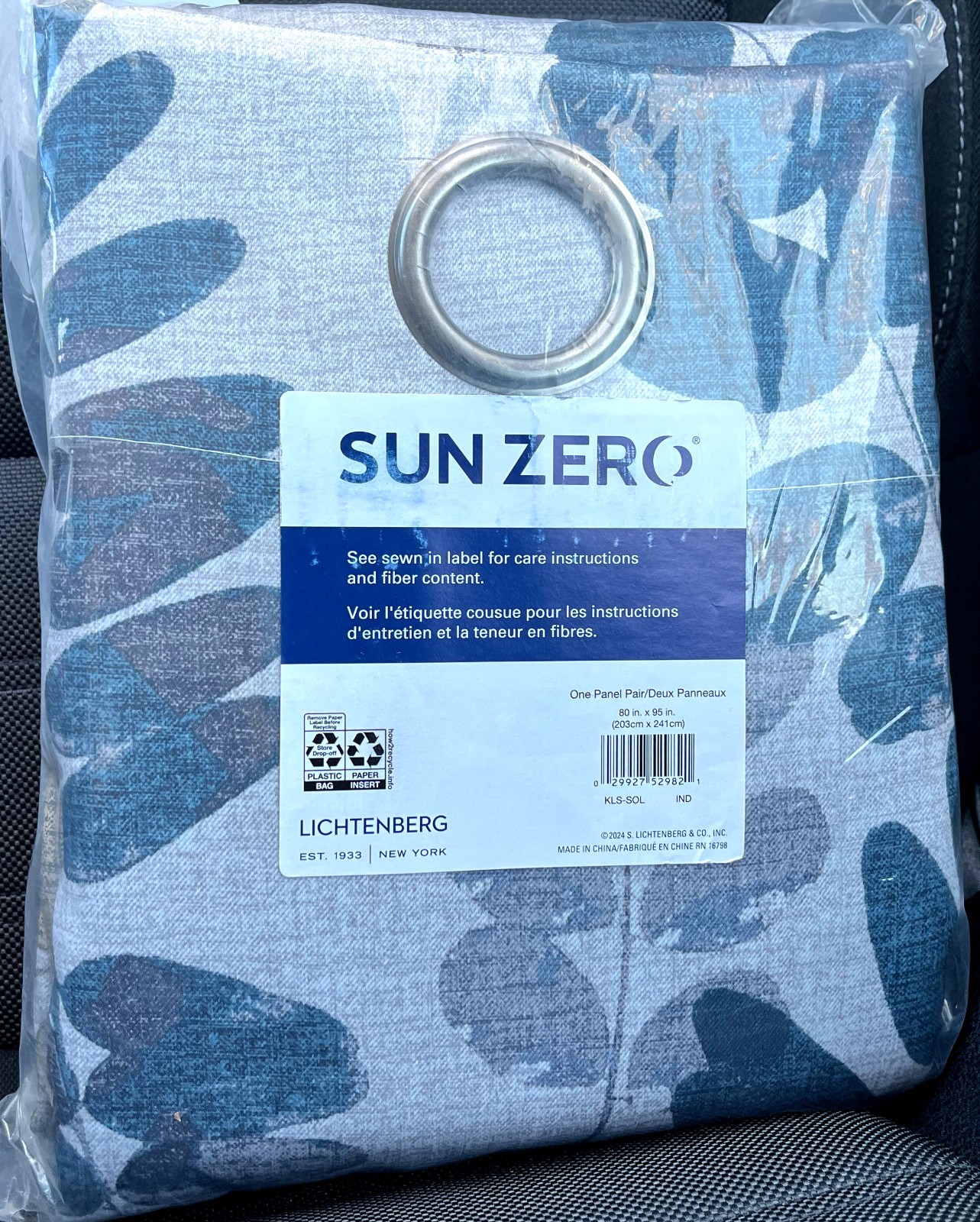 Sun Zero Lichtenberg One Panel Pair 80×95 NEW!