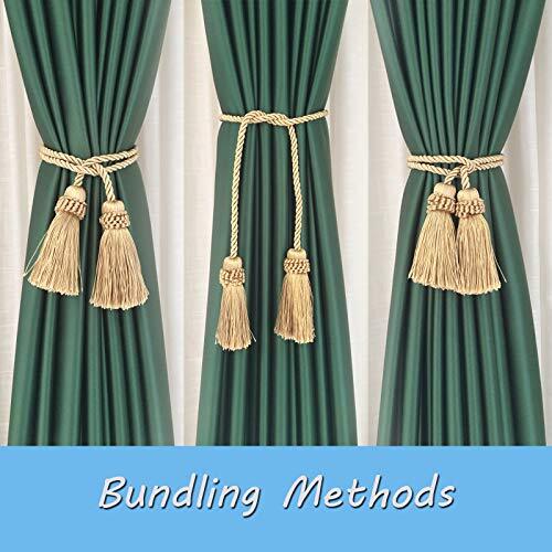 Fenghuangwu Curtain Tiebacks Handmade Decorative Assorted Colors , Sizes
