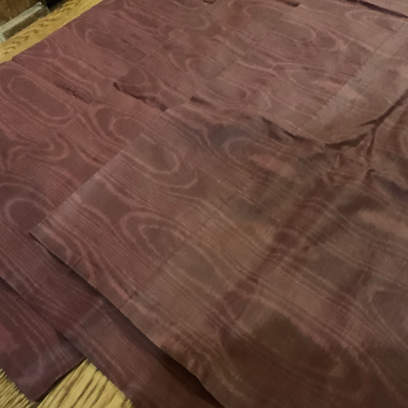 JCPenney Window Valances Burgundy Each 88 in Wide X 18 in Set Of 3