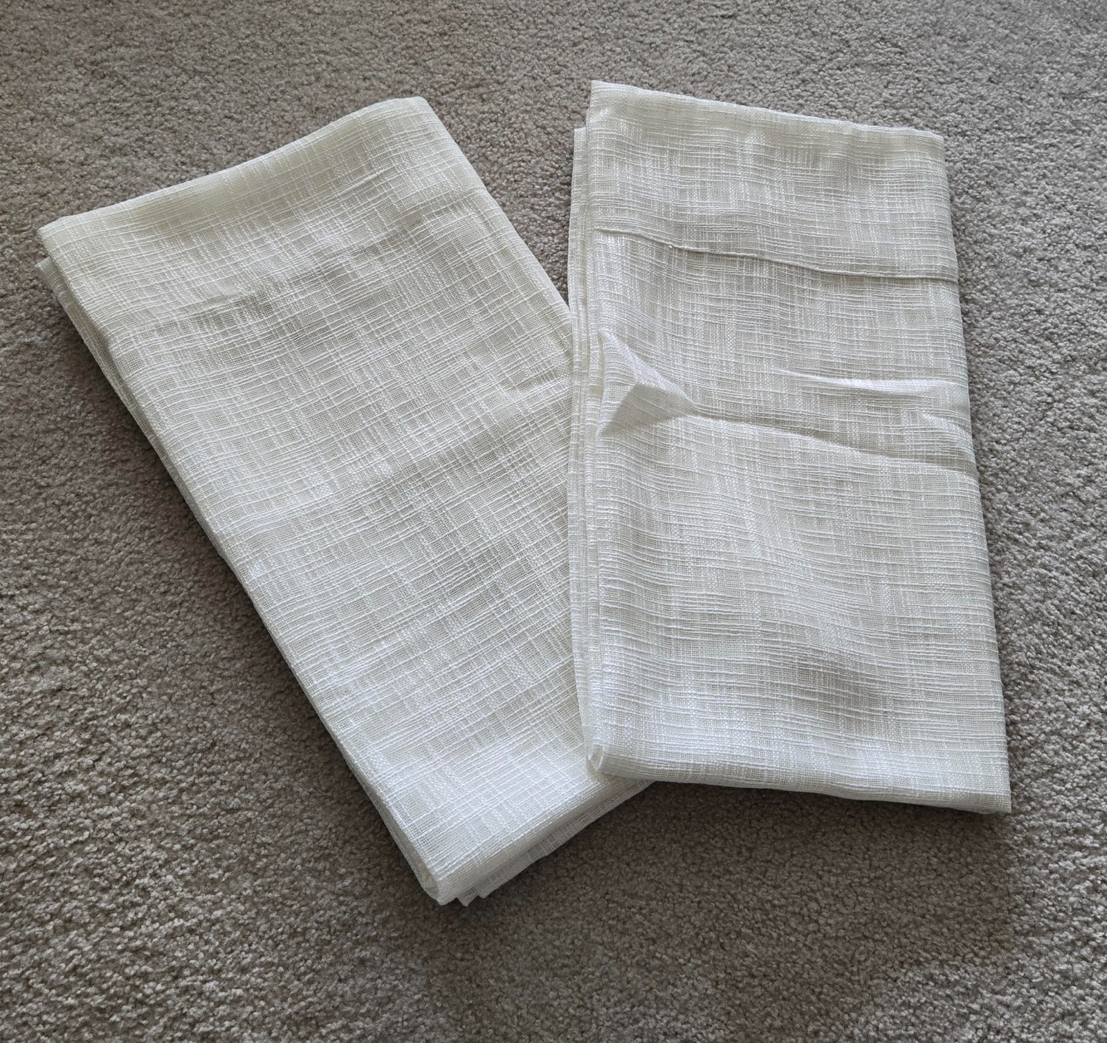 RODEO HOME LIGHT FILTERING WINDOW CURTAIN PANELS -SET OF 2-54″ x 96″-IVORY