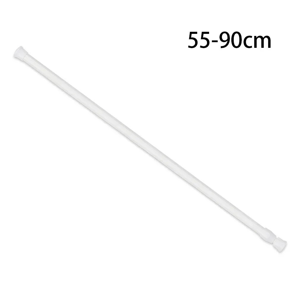 Telescopic Curtain Rod 30-90CM Spring Tension Extendable Window Pole