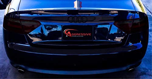 Aggressive Taillight Overlays Compatible Fit for Audi A5 S5 20% Dark Smoke