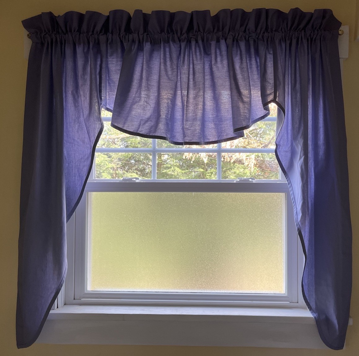 JCPenney Home Collection Lavender Swag Curtain