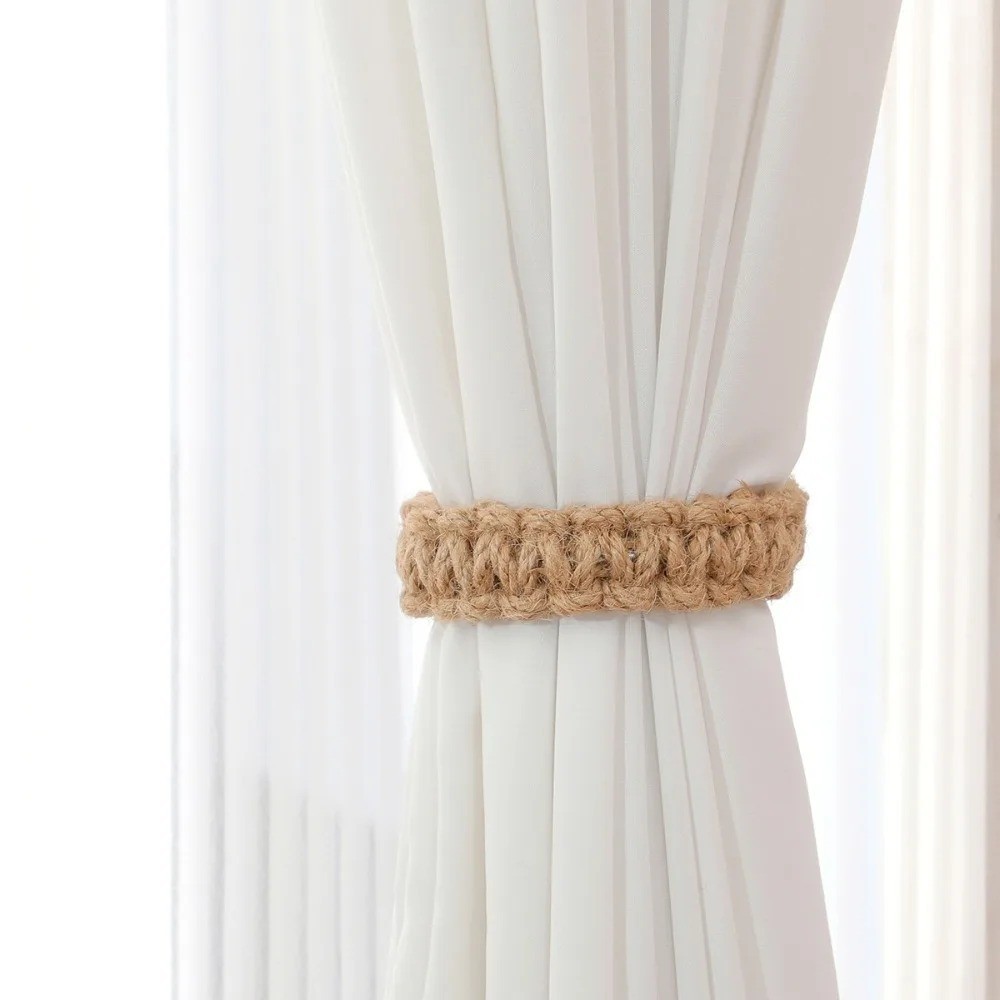 Modern Braided Curtain Holdbacks Tiebacks Window Decor Accessories
