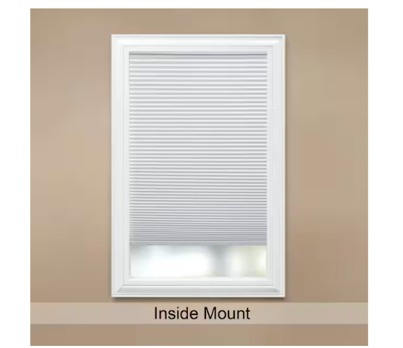 Home Decor Snow Drift Cordless Light Filtering Cellular( SELECT YOUR OWN SIZE )