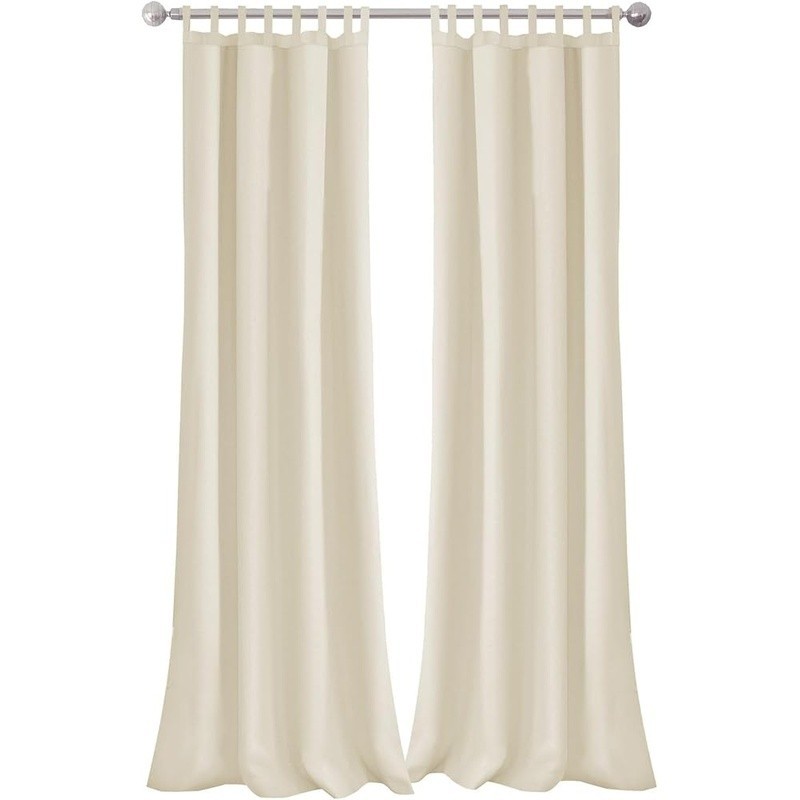 Indoor Outdoor UV Protection Curtain Panel Water Resistant Light Filtering Decor