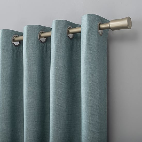 Sun Zero Duran Blackout Grommet Curtain Panel 50×95 Single Energy Saving