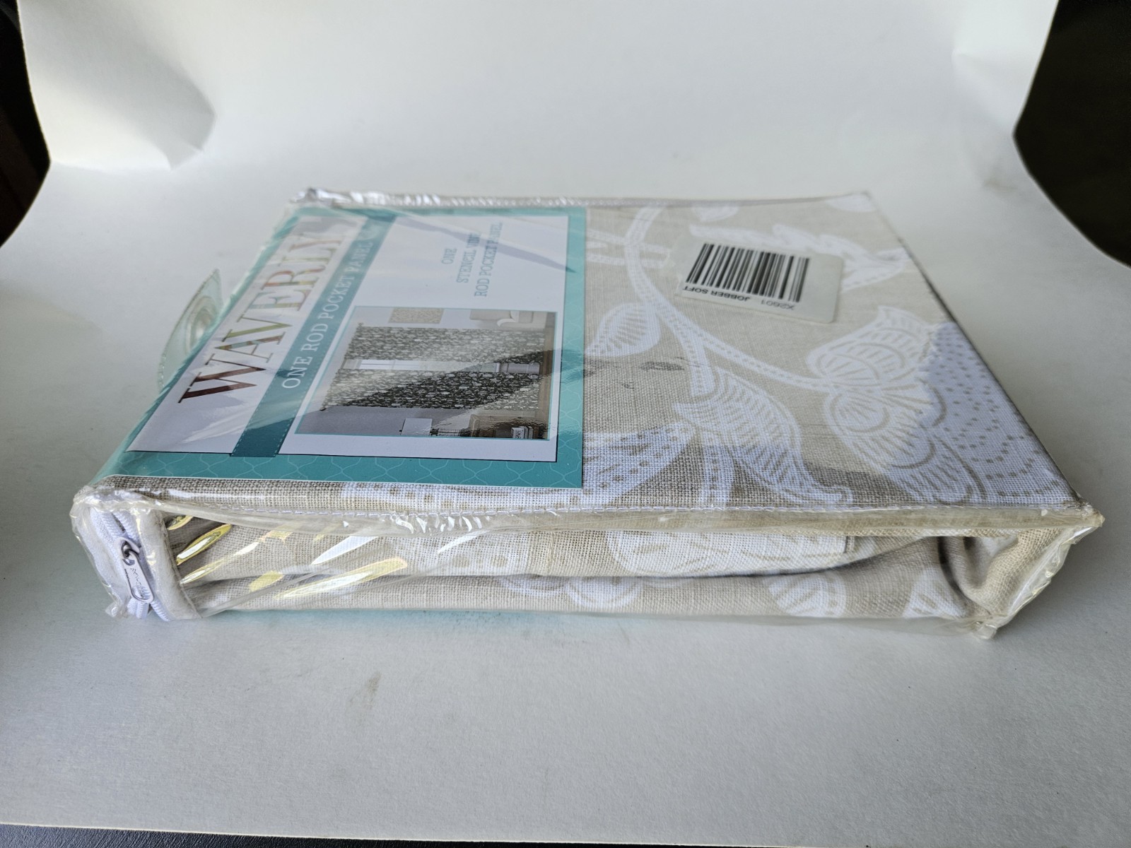 Waverly STENCIL VINE Cottagecore Modern Farmhouse Floral PANEL 52×84 Linen