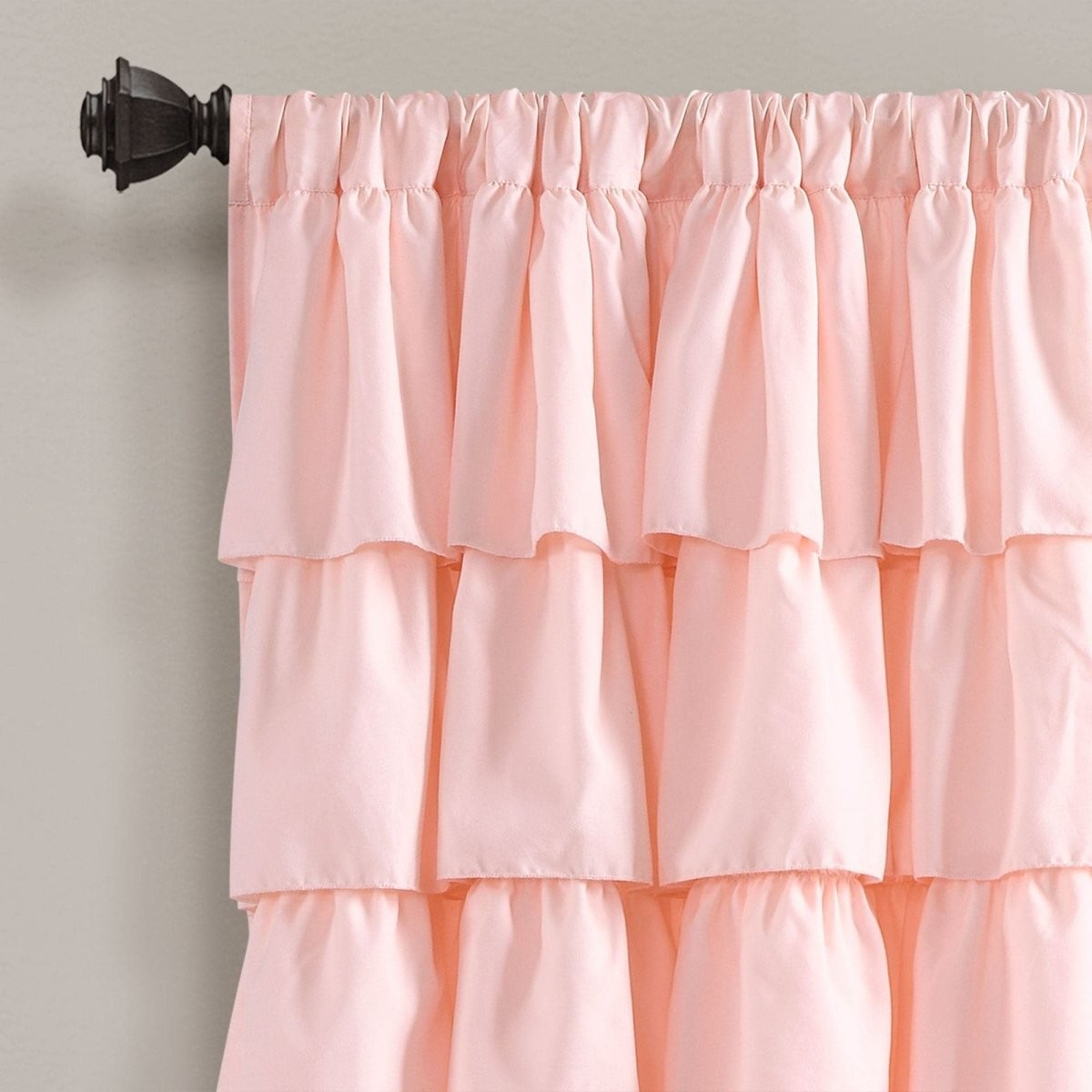 Ruffle Window Curtain (Single Panel)