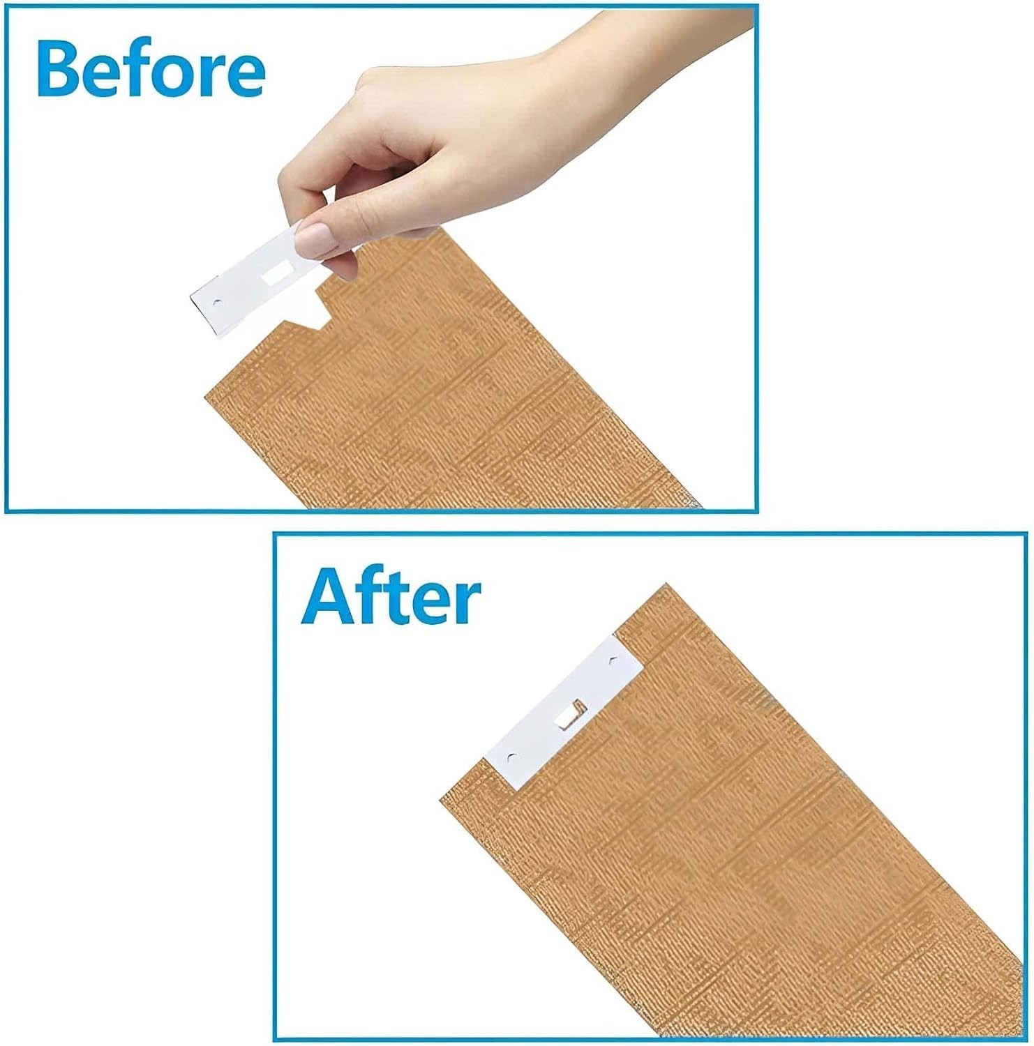 20 Pcs Vertical Blind Repair Vane Savers Metal Vertical Blind Repair Tabs Window