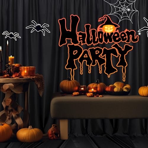 Backdrop Curtains for Parties – 10ft x 8ft Party 60″W x 96″L (Pack of 2) Black