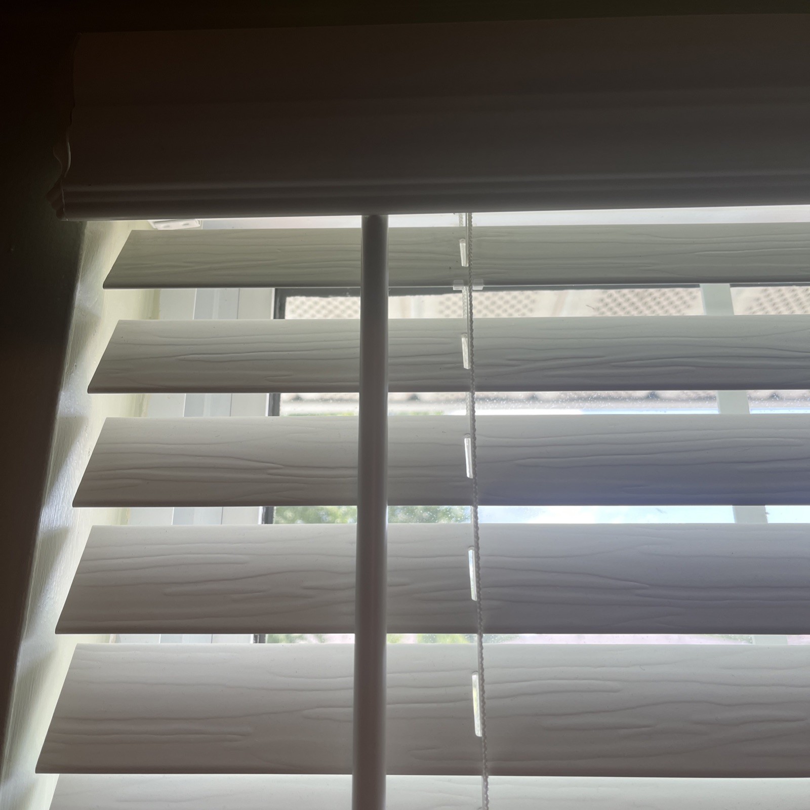 2 Available LOTUS & WINDOWARE 2” inch Cordless Faux Wood Blind 34” X 36”