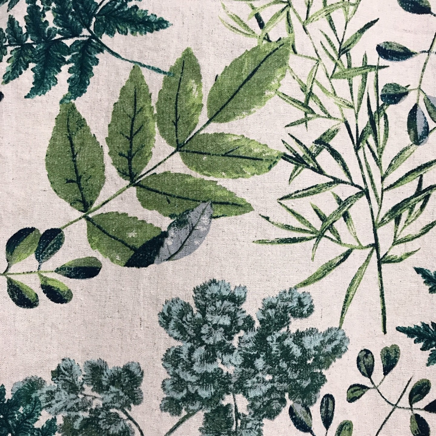 Green Leaf Botanical Curtains Handcrafted Custom Window Drapery Panels