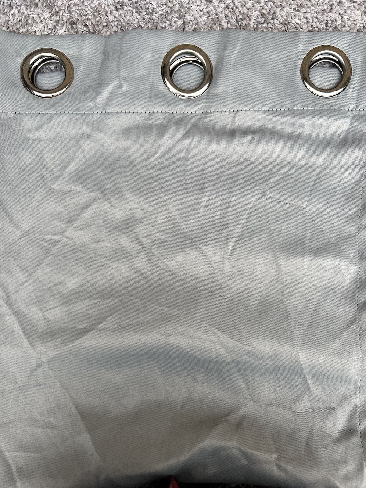 Opal House 1 Sheer Courtain New Gray For Windows Metal Ring