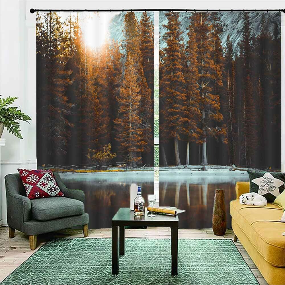 Purity Wonderful Collar 3D Curtain Blockout Photo Printing Curtains Drape Fabric