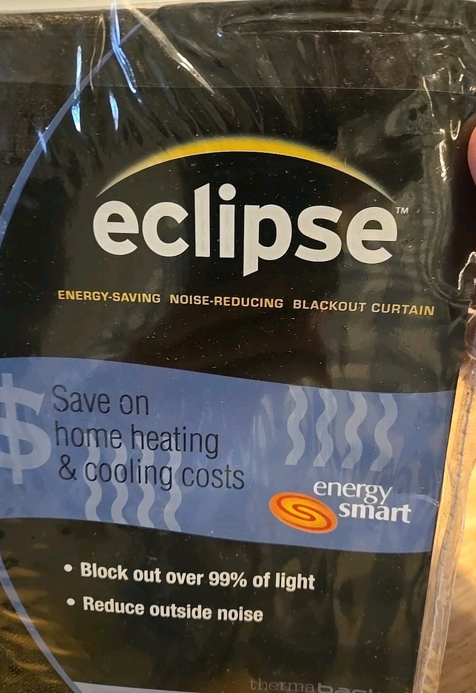 eclipse Energy Saving blackout curtains 42 X 16 One Valance 105021 Samara
