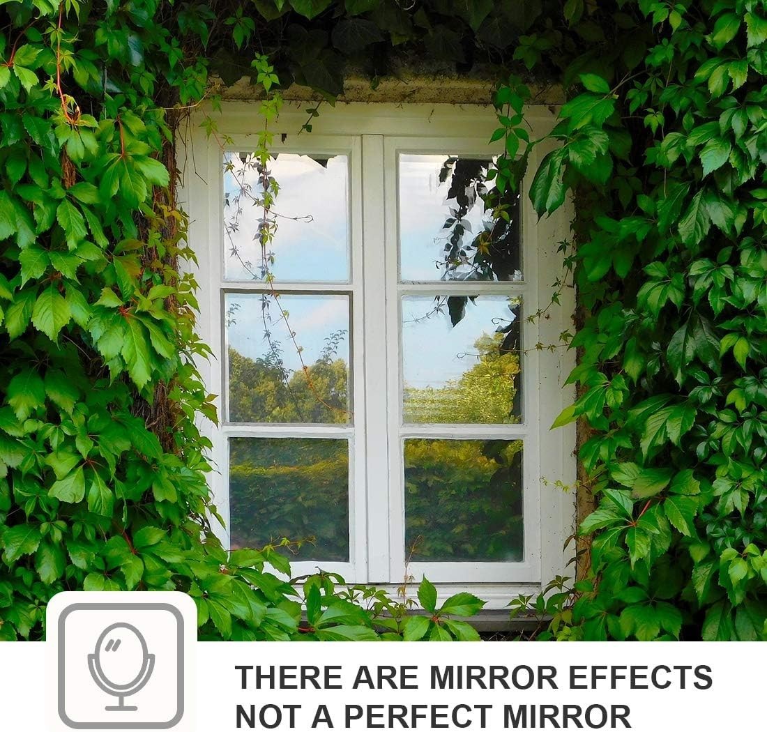 High-Quality Black Silver Window Film – 17.5” x 6.5” Anti-UV & Heat Control