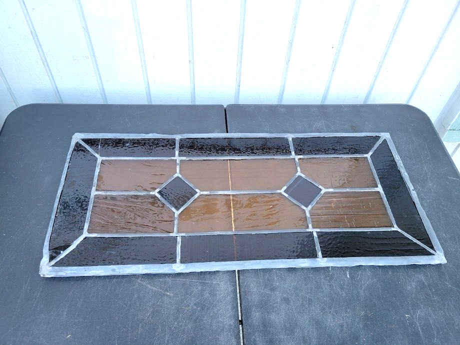 Stained Glass Window Panel, 24″ x 11″