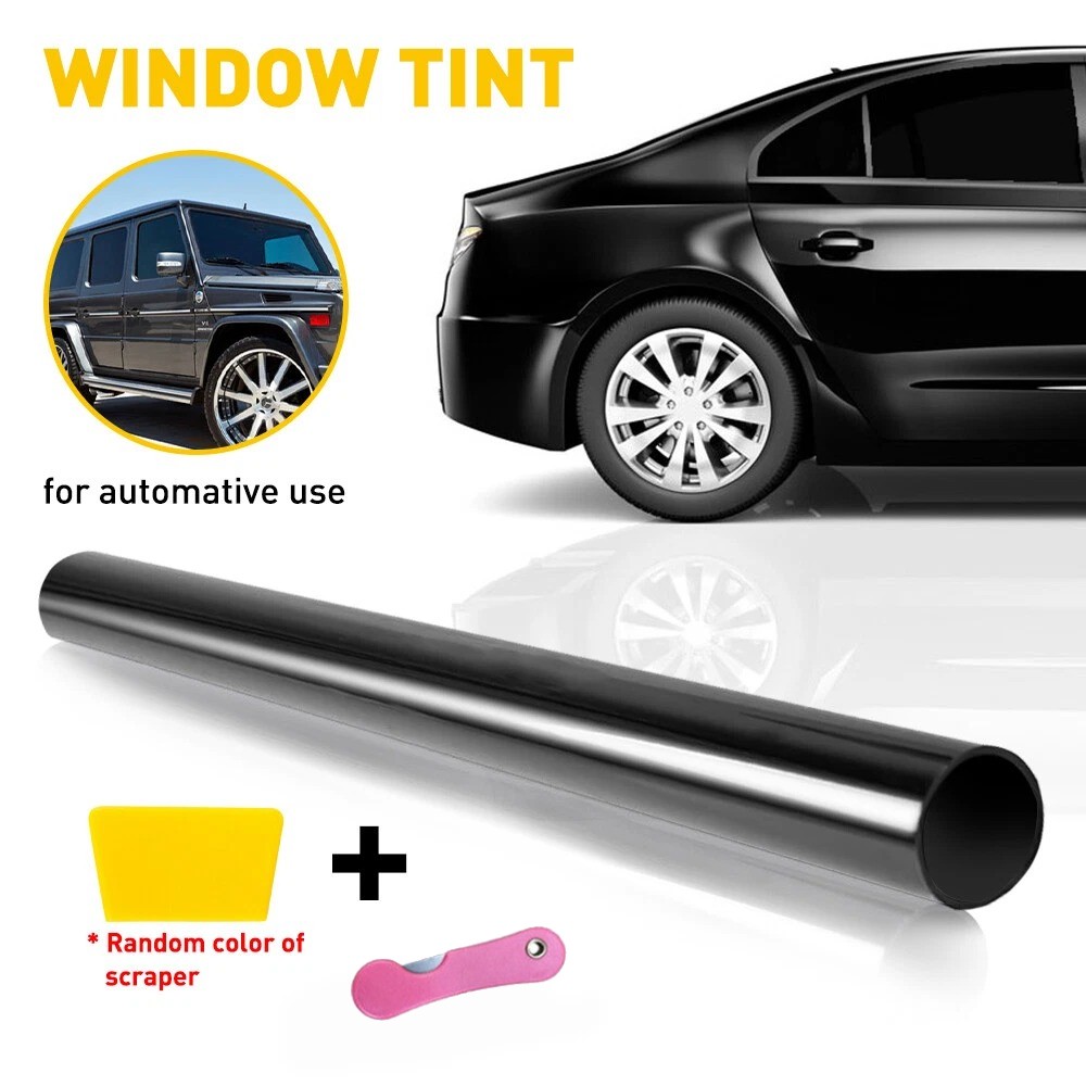 Uncut Roll Window Tint Film 5% 15% 25% 35% VLT 20″ x 10ft Car Home Office Glass
