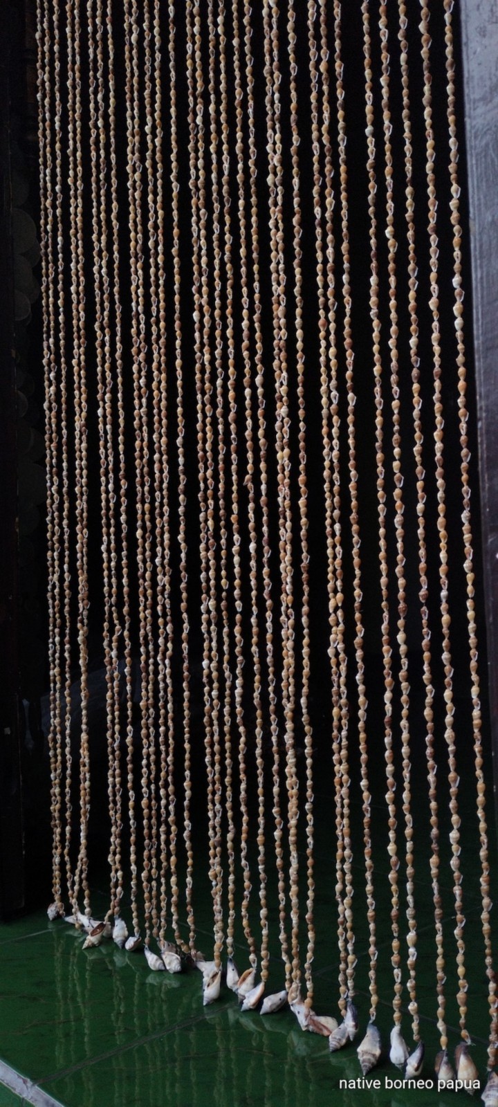 20 String Yellow Brown shells curtains,home decor,wall decor, , gifts