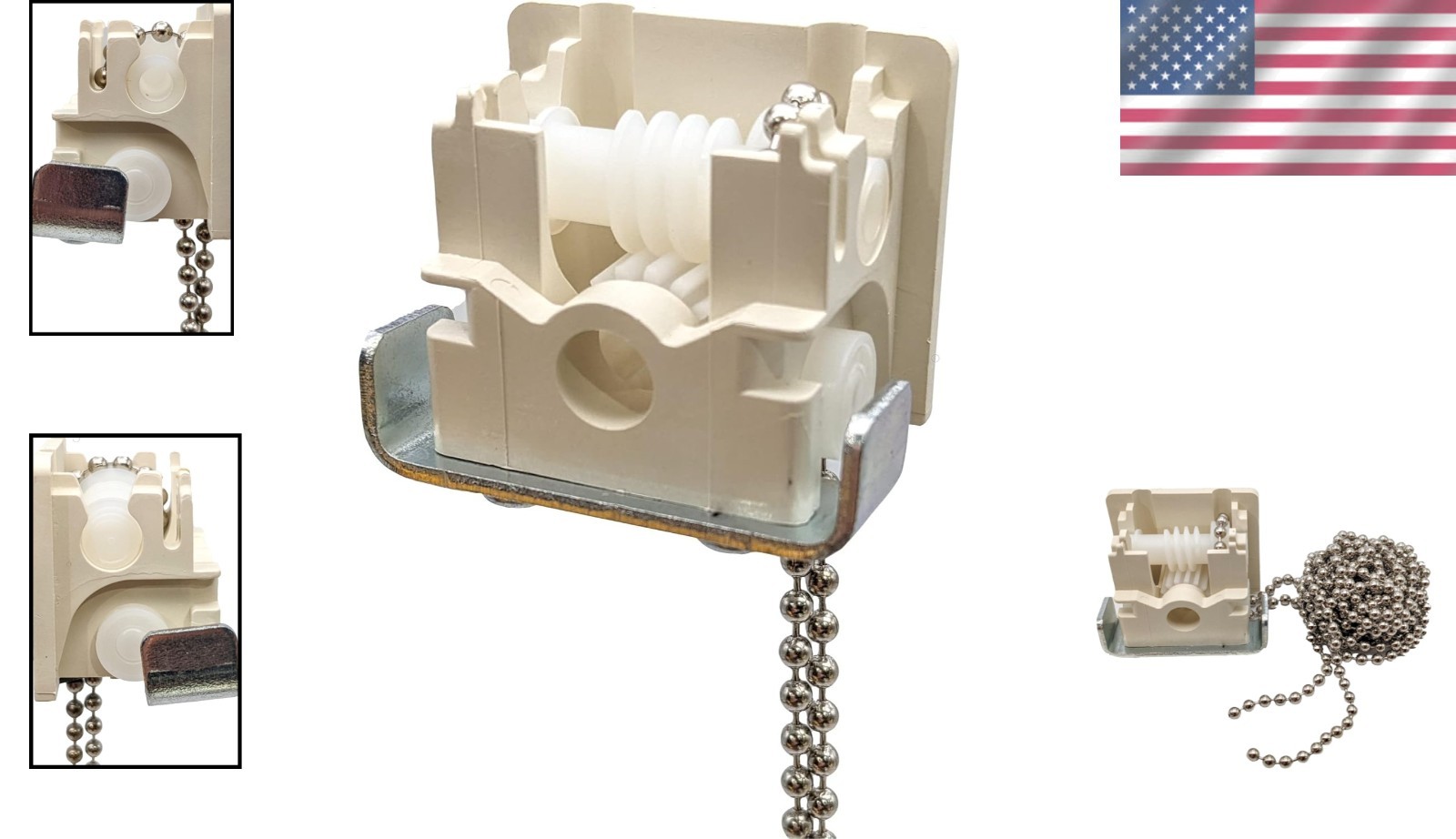 Vertical Blind Control Chain End Mechanism Fit DuraVue Duralite G-85 Blinds
