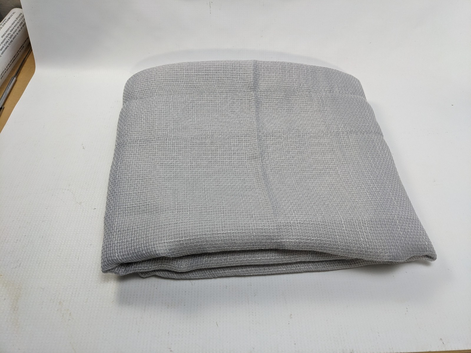 Rod pocket PAIR Window DRAPE PANELS Curtains light blue/gray 36″ x 82″ Polyester