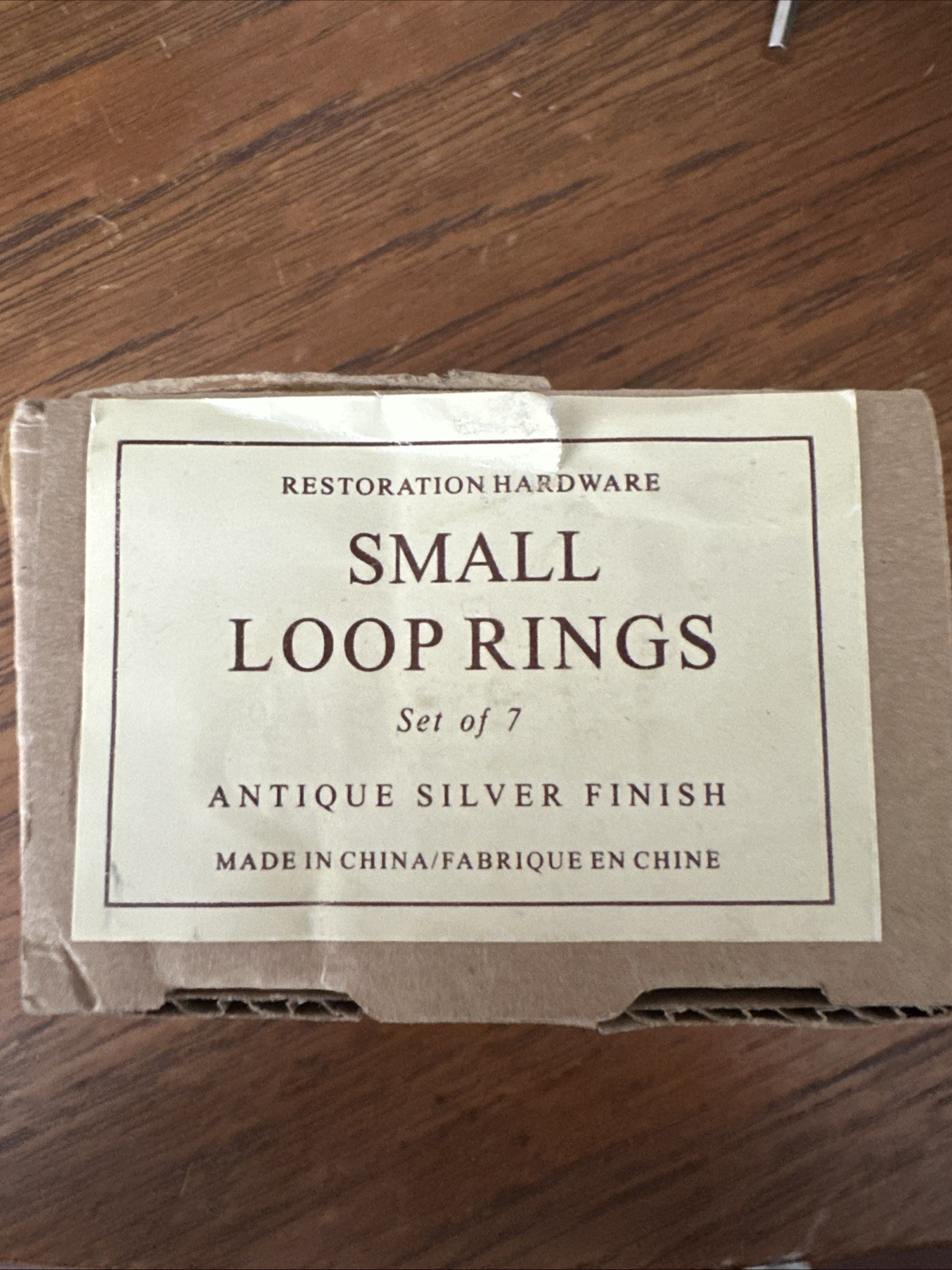Restoration Hardware Small Loop Rings -curtain Rings