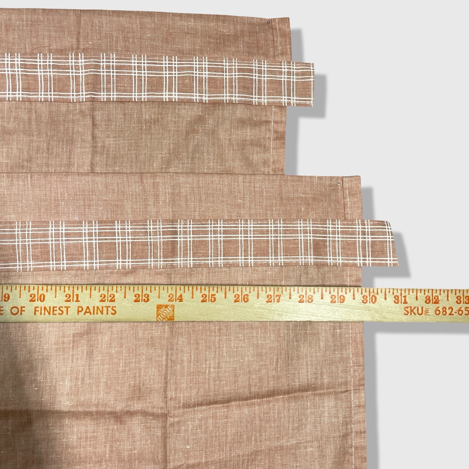 Unbranded Window Valance Curtains 30×26 Terracotta Cottagecore Farmhouse
