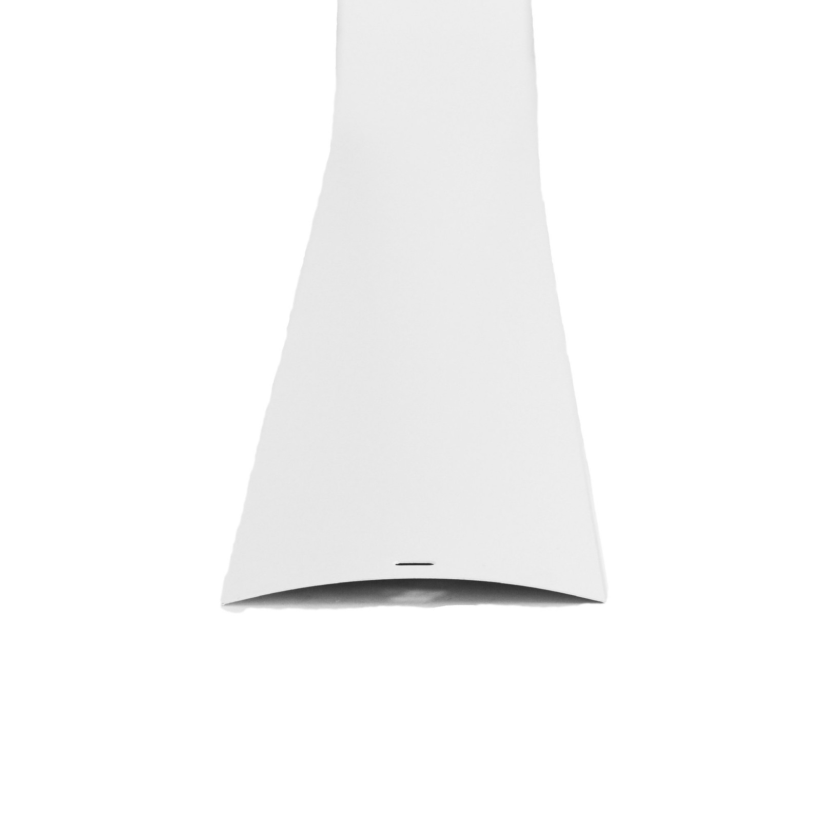 PVC Veritcal Blind Replacement Slats Curved Smooth White 82.5 x 3.5 20Pack