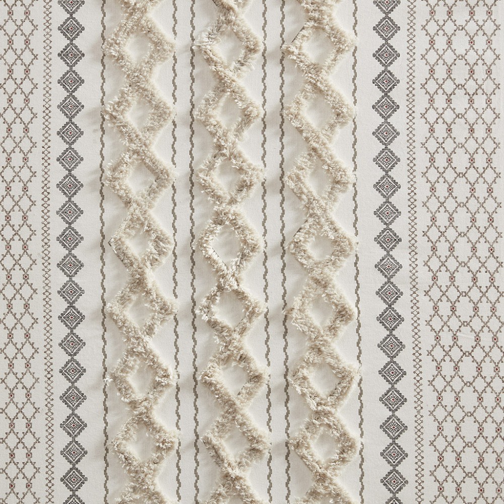 Burnout Printed Curtain Panel