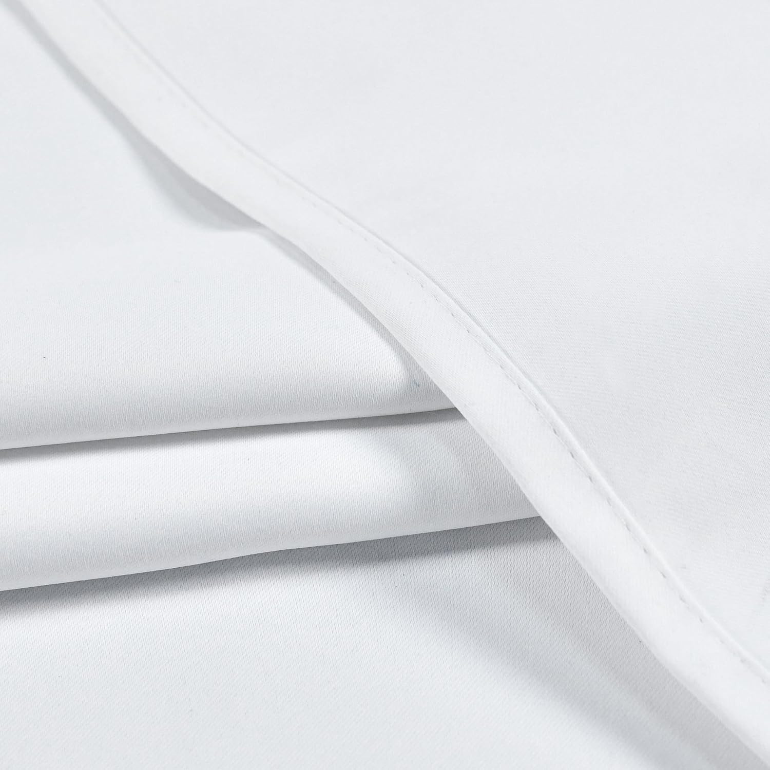 Balloon Shades Room Darkening Kitchen Window Curtain – 34″W X 45″H Pure White