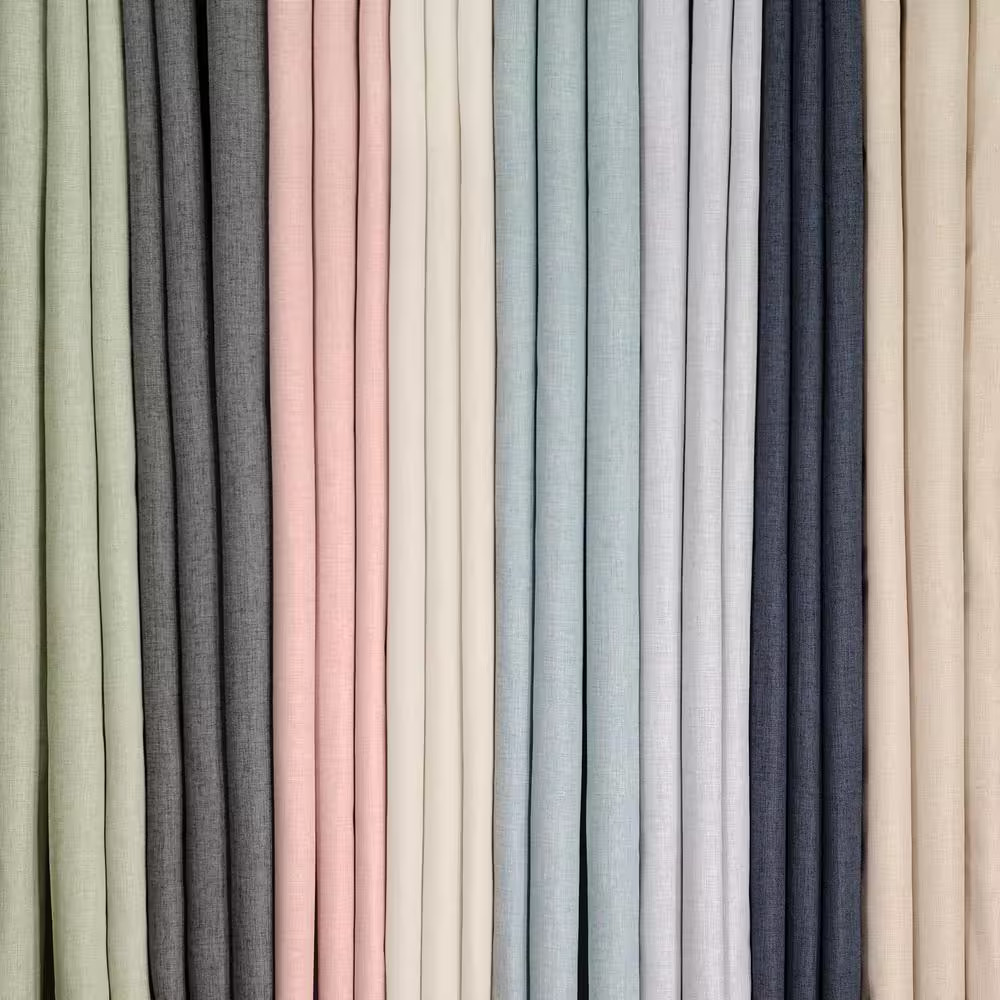 Gabriella Blush Polyester Solid 40 In. W X 84 In. L Lined Noise Cancelling Therm