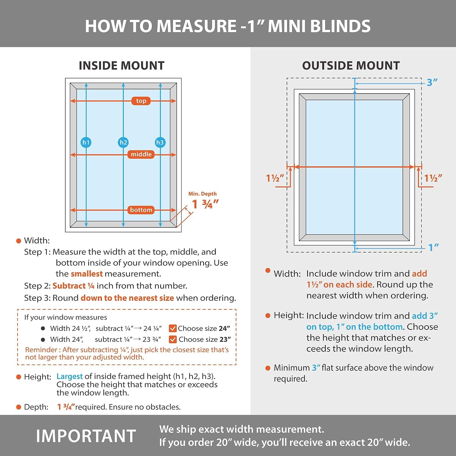 Cordless 1″ Mini Blind W/ Flexible Slats 30″ W x 48″ H Pearl White
