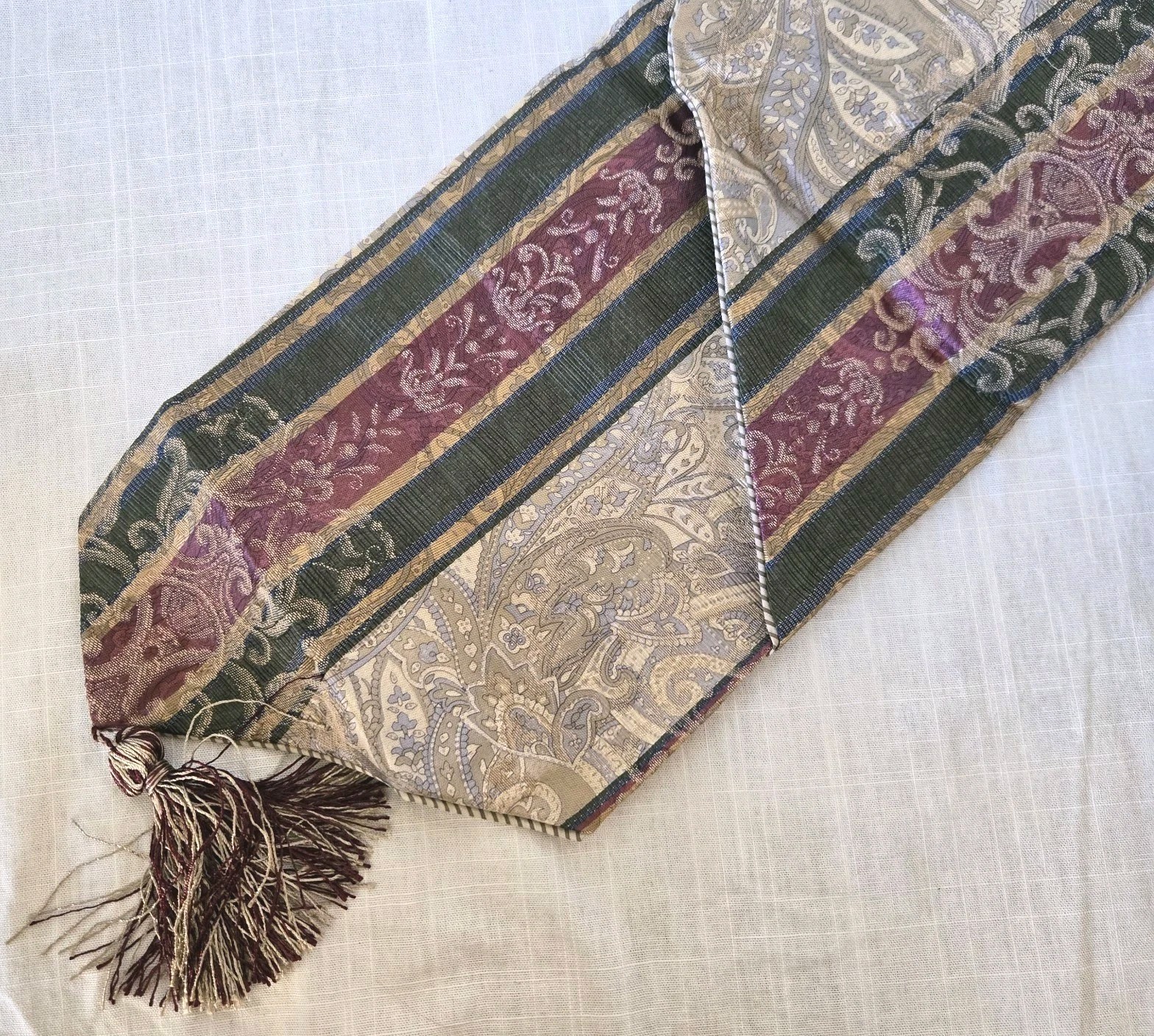 VTG NEW (5) Croscill Ascot Valances 40×25 Dunhill