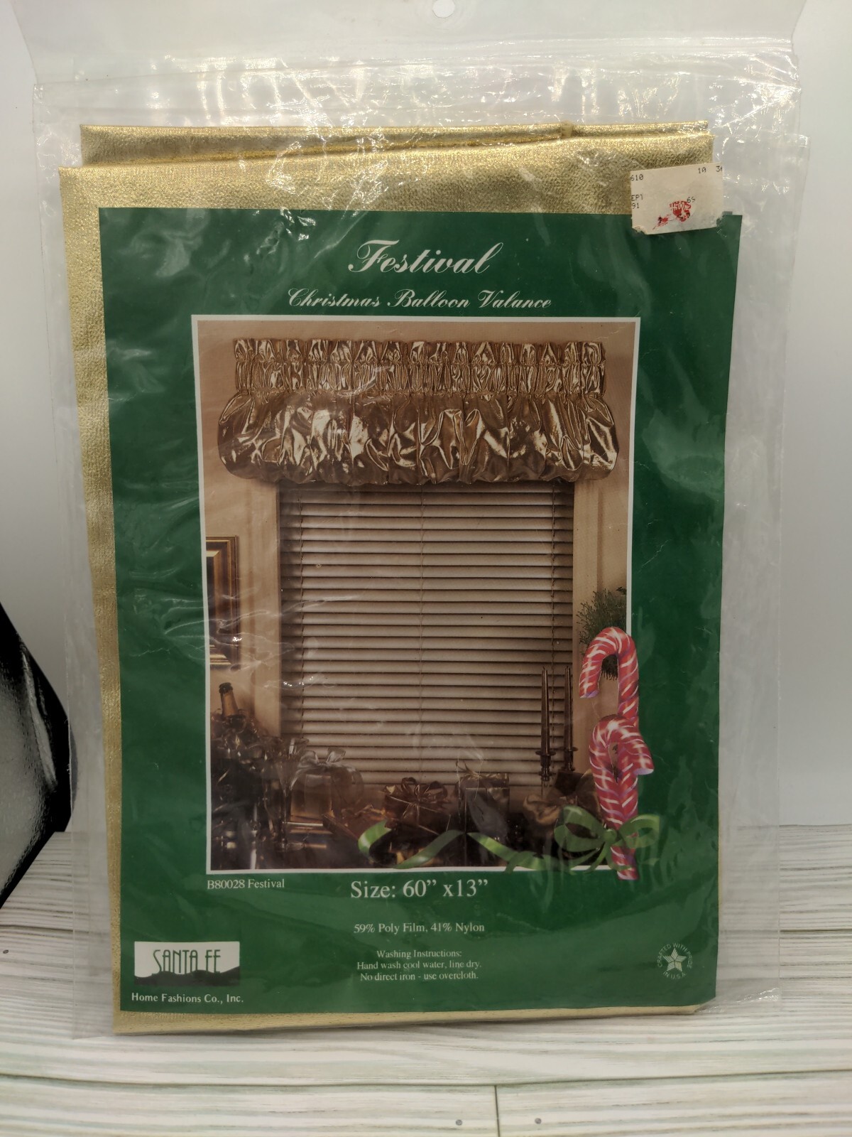 Vintage Gold Balloon Window Valances 60″X 13″ Hollywood Regency Maximalism