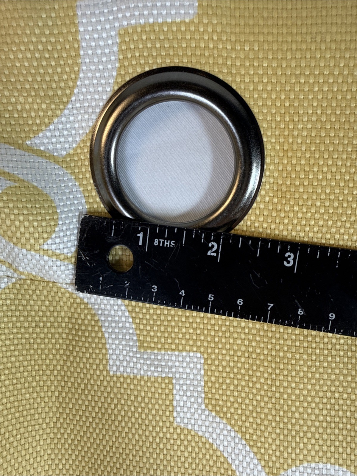 Lot Of 6 Madison Park Yellow Window Panel Curtain 50in x 96in Yellow Grommet